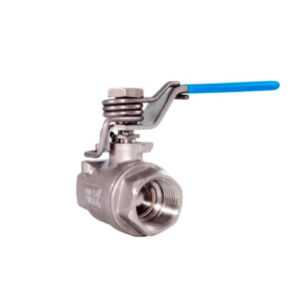 V. DE BOLA 2 Pzas. INOX AISI-316. PN-63, BSP PALANCA DE HOMBRE MUERTO